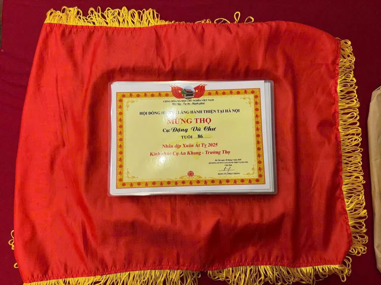 Ban liên lạc làng Hành Thiện tại Hà Nội chuẩn bị tiếp đón bà con gặp mặt và tổ chức Mừng Thọ cho các cụ của các dòng họ người làng Hành Thiện tại Hà Nội năm 2025